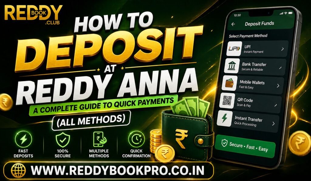 How to Deposit at Reddy Anna Guide to Quick Payments