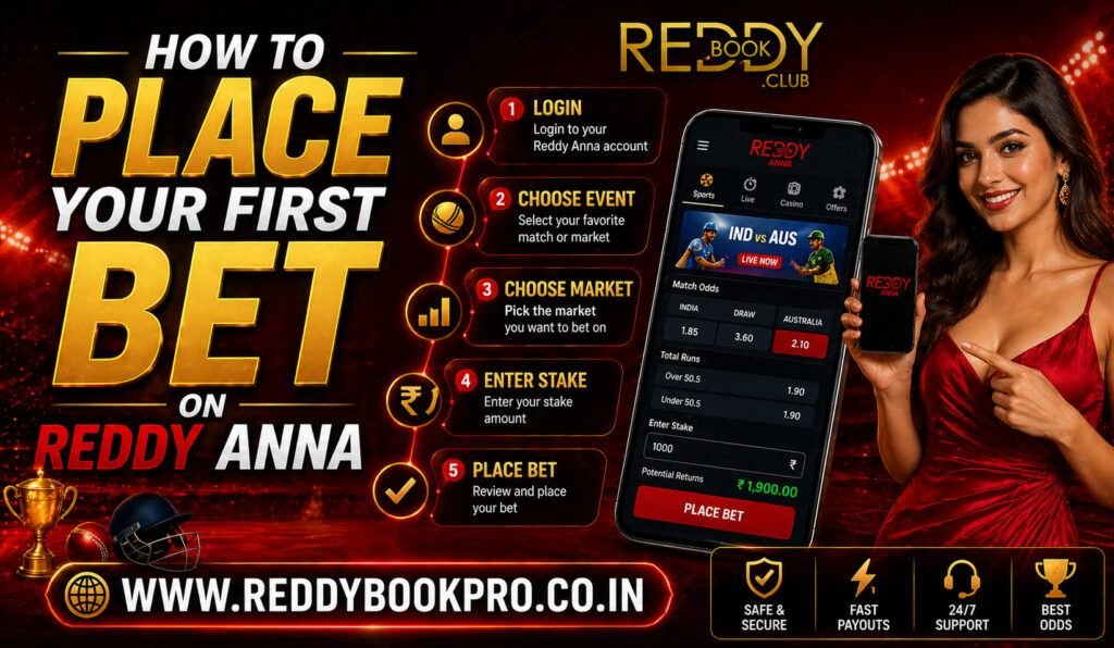How to Place Your First Bet on Reddy Anna