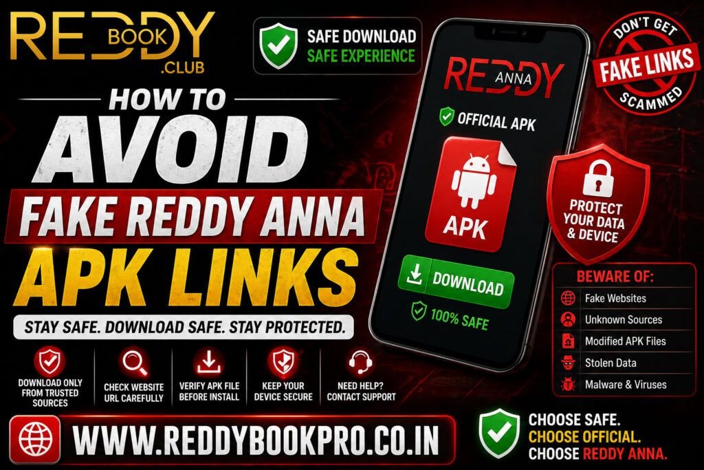 How to Avoid Fake Reddy Anna APK Links